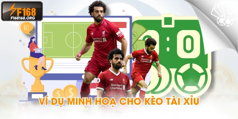 Ví dụ minh hoạ cho kèo tài xỉu